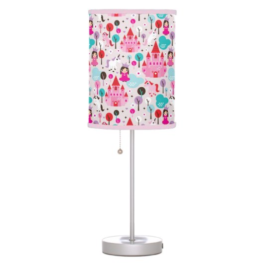 kids princess castle and unicorn table lamp (Right)