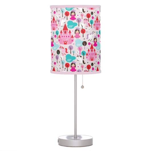 kids princess castle and unicorn table lamp (Left)