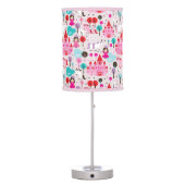 kids princess castle and unicorn table lamp (Back)
