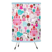 kids princess castle and unicorn tripod lamp (Left)
