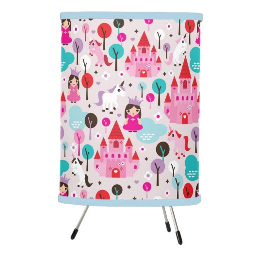 kids princess castle and unicorn tripod lamp (Right)