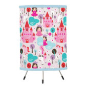 kids princess castle and unicorn tripod lamp (Back)