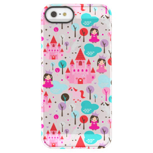 kids princess castle and unicorn permafrost iPhone SE/5/5s case