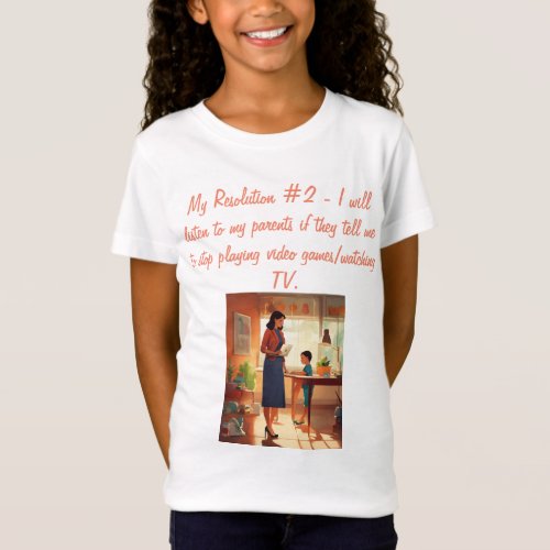 Kids Promise Listen to Parents Basic T_Shirt