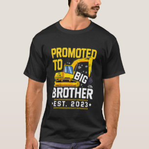 Kids Promoted To Big Bro 2023 Leveled Up To Big Br T-Shirt
