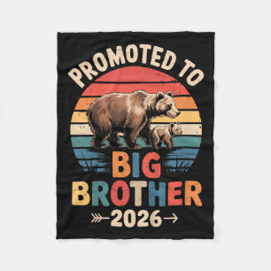 Kids Promoted To Big Brother 2026 T-shirt_1.png Fleece Blanket