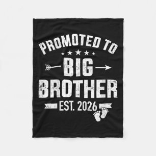 Kids Promoted To Big Brother 2026 T-shirt.png Fleece Blanket