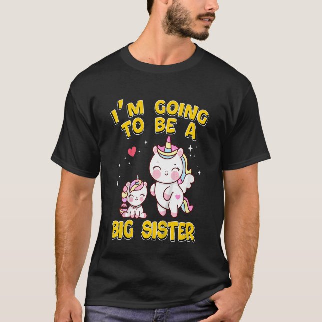 Kids Promoted To Big Sister Est 2023 Going to be B T-Shirt (Front)