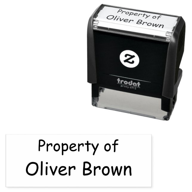 Kids Property Of Self-Inking Stamp (In Situ)
