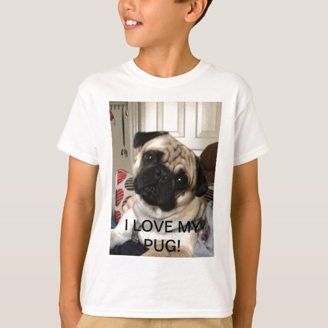 Kids Pug TShirt (Front)