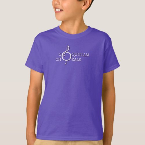 Kids purple Logo shirt