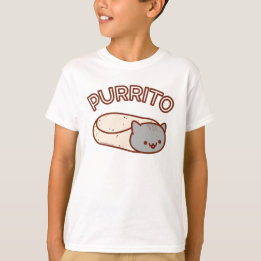 Kid's PURRITO Cat Burrito T-SHIRT