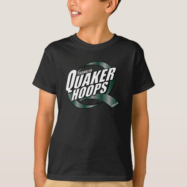 Kids Quaker Hoops Short Sleeve T T-Shirt (Front)