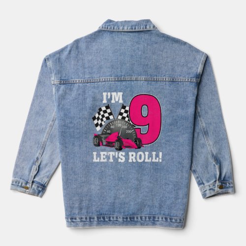 Kids Race Car Birthday Party Supplies For Girls Bo Denim Jacket