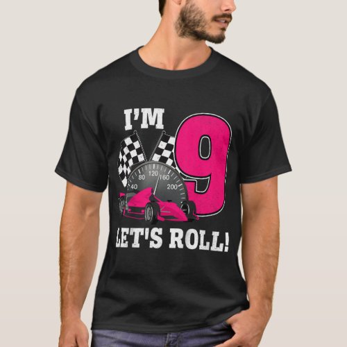 Kids Race Car Birthday Party Supplies For Girls Bo T_Shirt