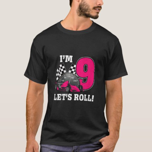 Kids Race Car Birthday Party Supplies For Girls Bo T_Shirt