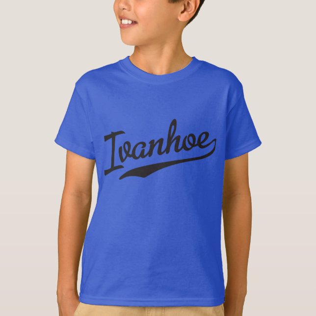 Kids raglan 3/4 sleeve baseball shirt (Front)