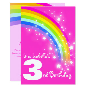 3rd birthday invitations zazzle
