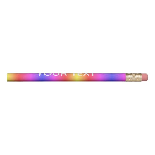 Kid's Rainbow Cute Customized Pencils (Rotated 90)
