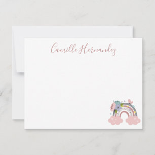 Kids Rainbow Note Card