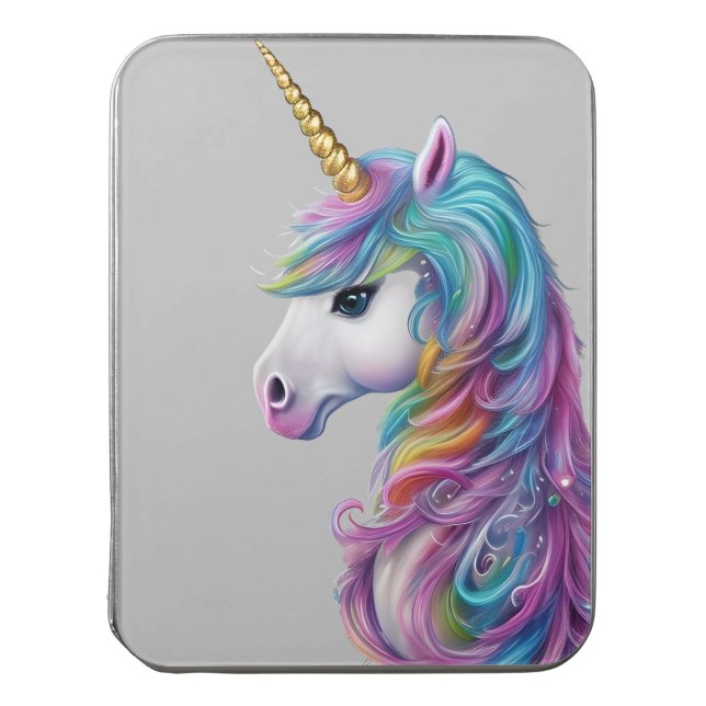 Kids Rainbow Unicorn  Jigsaw Puzzle (Lid Vertical)