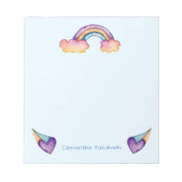 Kids Rainbow Watercolor | Add Name