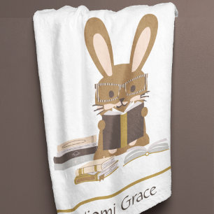 Kids Reading Books Personalized Room Decor Baby Blanket