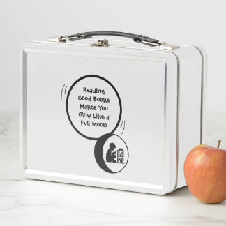 Kids Reading Metal Lunchbox