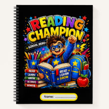 Kids Reading Notebook | Reading Champion
