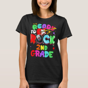 Kids Ready To Rock 2nd Grade First Day Of School B T-Shirt