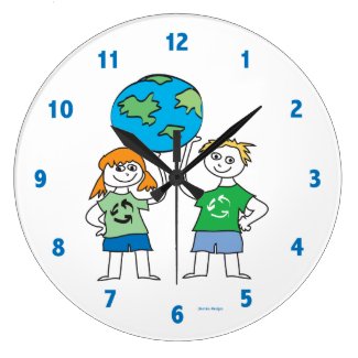 Kids Recycle Clock