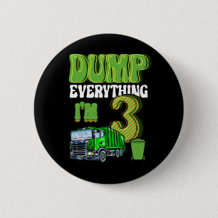 Kids Recycling Trash 3 Year Old Garbage Truck 3rd Button