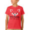 Kids Red Panda Shirt Red