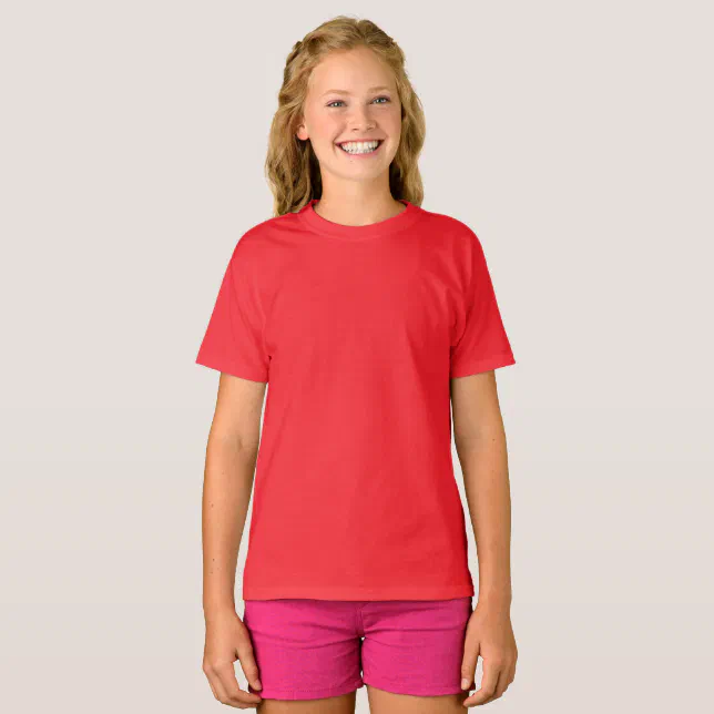 Kids Red T-Shirt / Customize | Zazzle