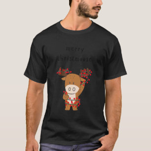 Kids Reindeer Christmoose XMas Noel Bauble Moose C T-Shirt