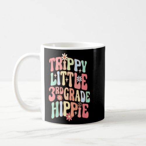 Kids Retro 3rd Grade Trippie Little Hippy Kids Bac Coffee Mug