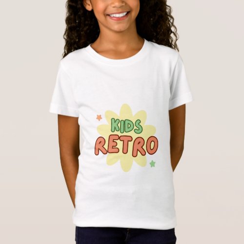 Kids Retro T_shirt