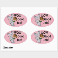 great job sticker for kids, Zazzle