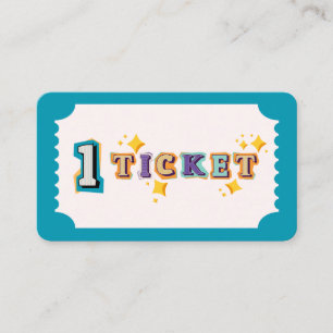 Kids Reward Tickets for Good Behavior