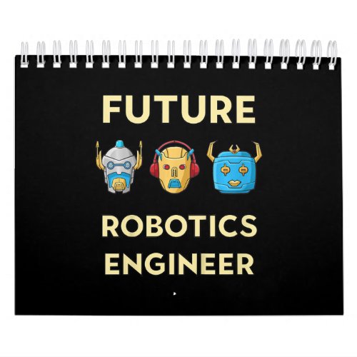 Kids Robot Lover Gifts  Robot Future Robotics Calendar