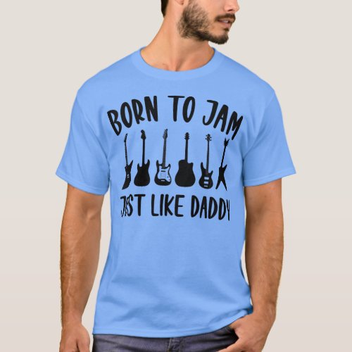 Kids Rock Guitar Lover Future Guitarist Born Jam J T_Shirt