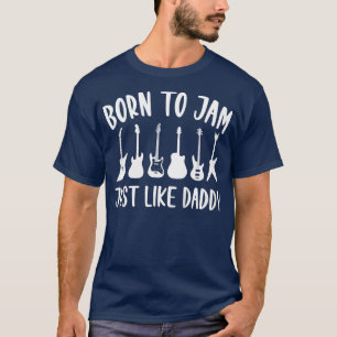 Kids Rock Guitar Lover Future Guitarist Born Jam J T-Shirt
