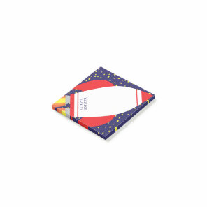 Kids Rocket Ship Outer Space Cute Post-it Notes