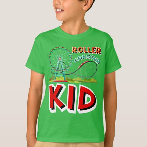 Kids Roller Coaster T_Shirt