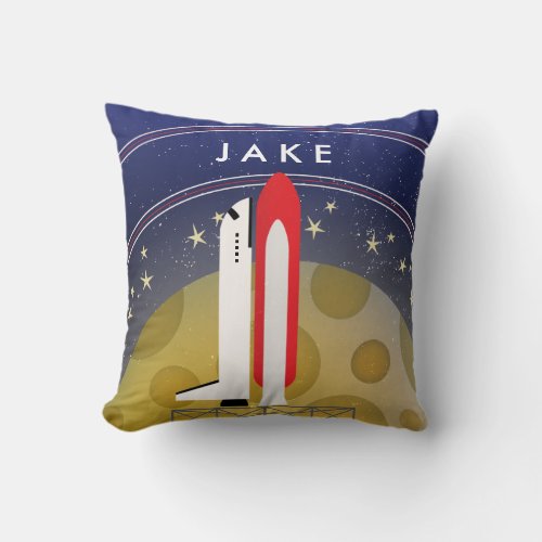 Kids Room Astronaut Space Pillow