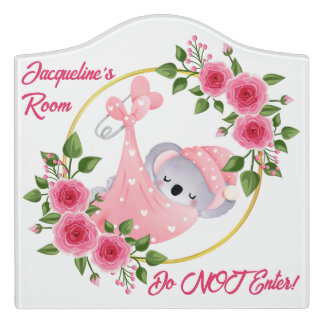 kids room do not enter door sign