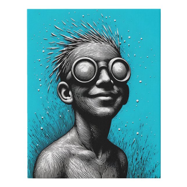 Kid's Room "Howie" Faux Canvas Print (Front)