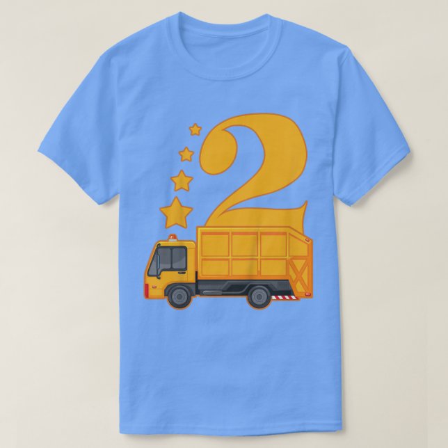 Kids Rubbish Truck Boys Rubbish Man Years Children T-Shirt (Design Front)
