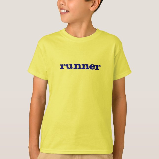 kids runner shirt (Front)