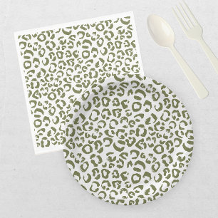 Kid's Safari Leopard Birthday Party Napkins